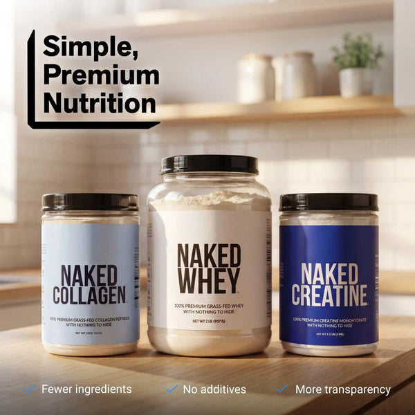 Vanilla Whey Protein Powder | Naked Vanilla Whey - 2LB